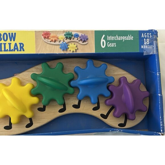 Melissa & Doug Caterpillar Gear Toy #3084, a colorful and engaging toy - Picture 4 of 9